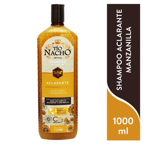 Shampoo Tío Nacho Aclarante Jalea Real + Manzanilla -1000 ml
