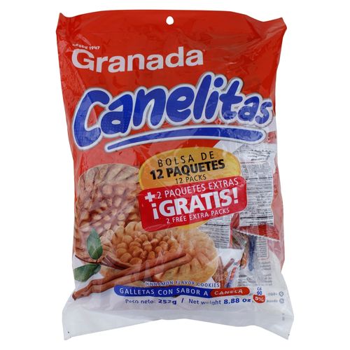 Galleta Canelitas Granada 252gr