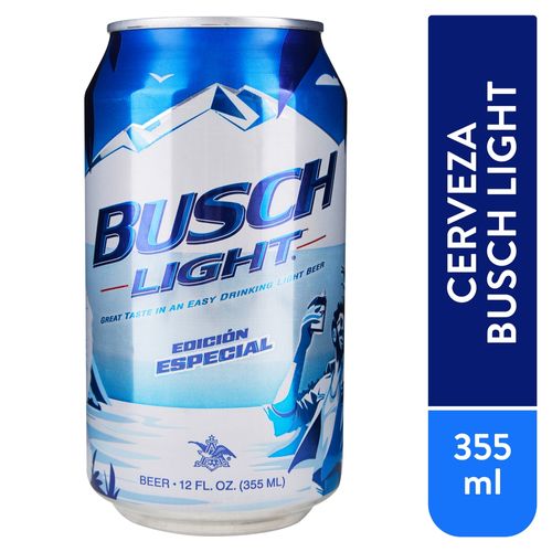 Cerveza Busch Light Lata - 355ml