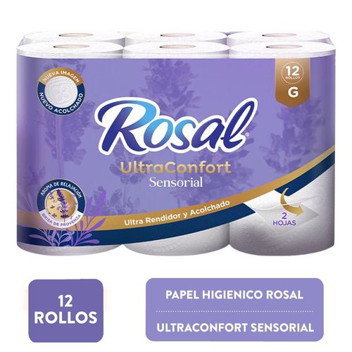 Papel Higienico Rosal Sensorial 12ea