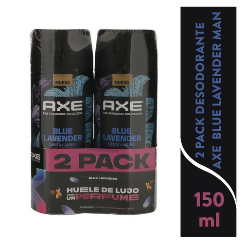 2pack Deo Axe Bs Blue Lavender Man 150ml