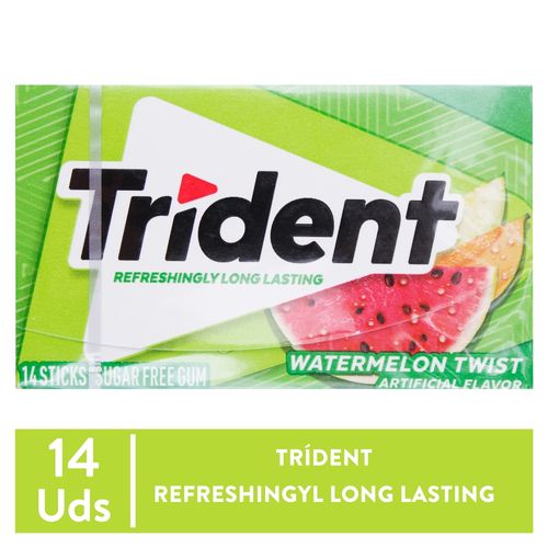 Chicles Trident Sandia