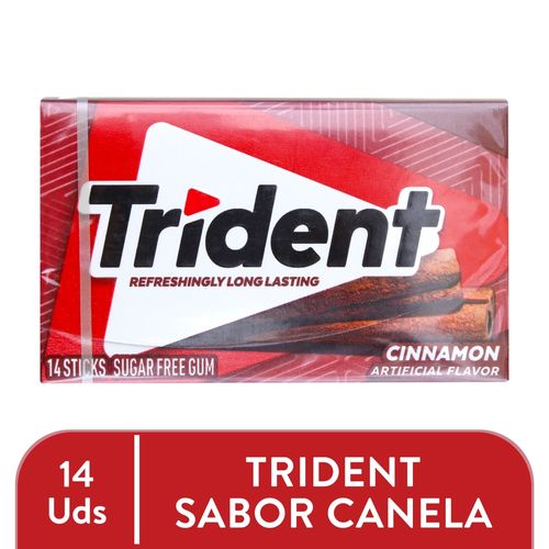 Chicles Trident Canela