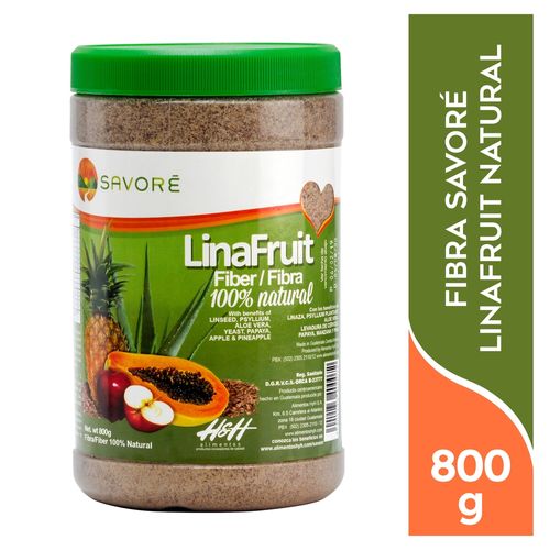 Fibra Natural Linafruit Savoré a base de linaza y frutas - 800 g