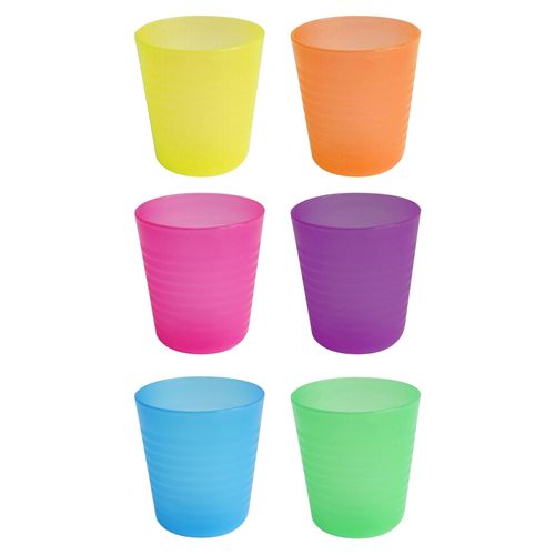 Vaso Plástico Mainstays Kids -Set 6 Piezas
