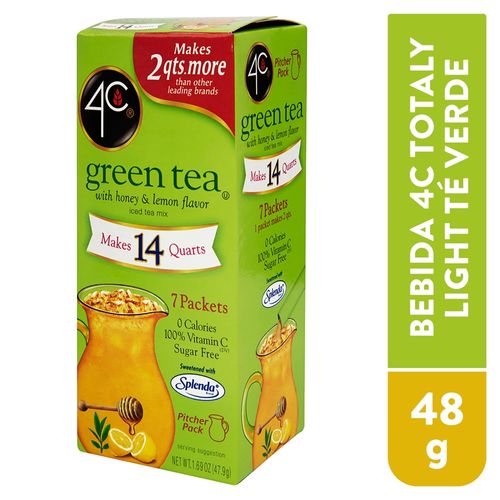 Bebida 4C Totaly Light Té Verde - 48 g