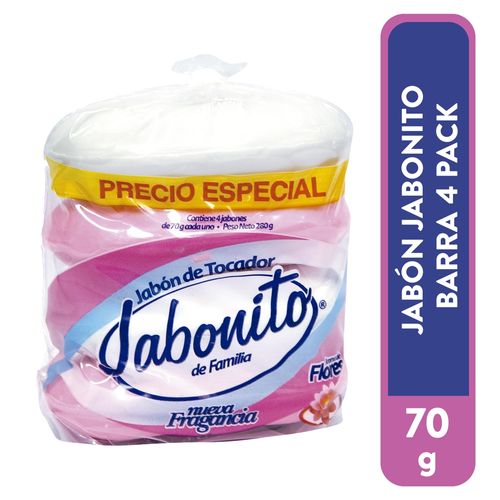Jabón de tocador Jabonito 4 pack - 280 g