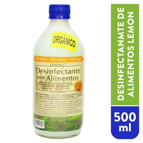 Desinfectante Lemon Grass Para Alimentos Original - 500ml