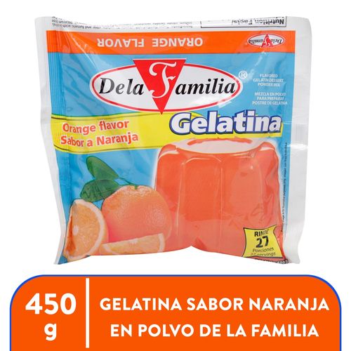 Gelatina De la Familia sabor naranja - 450 g