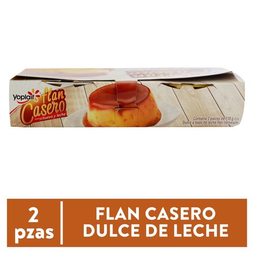 Flan Yoplait a base de leche 2 pack - 220 g
