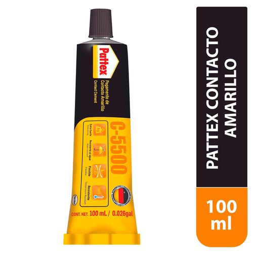 Pegamento De Contacto Marca Henkell Pattex Color Amarillo C-5500 - 50ml
