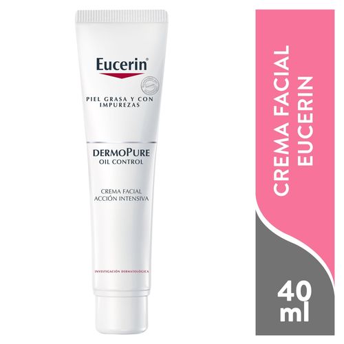 Crema Facial Eucerin Dermopure Oil Control Acción Intensiva Noche - 50ml