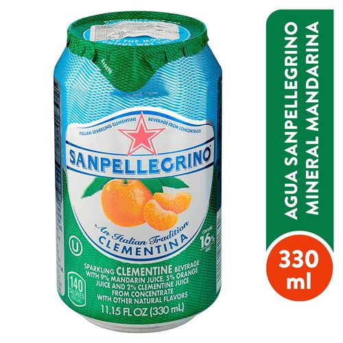 Agua Mineral San Pellegrino Mandarin 330