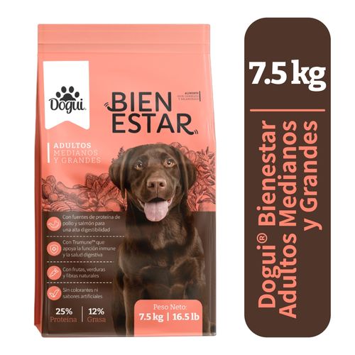 Alimento Dogui Bienestar 7 500 Kg Adult