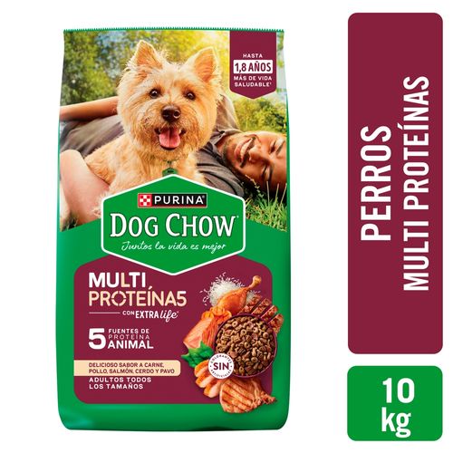 Alimento Perro Adulto Purina Dog Chow Multiproteina - 10 kg