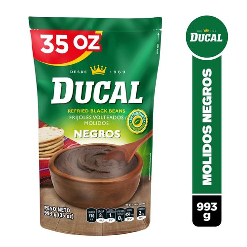 Frijol Ducal molido negro doy pack - 993 g