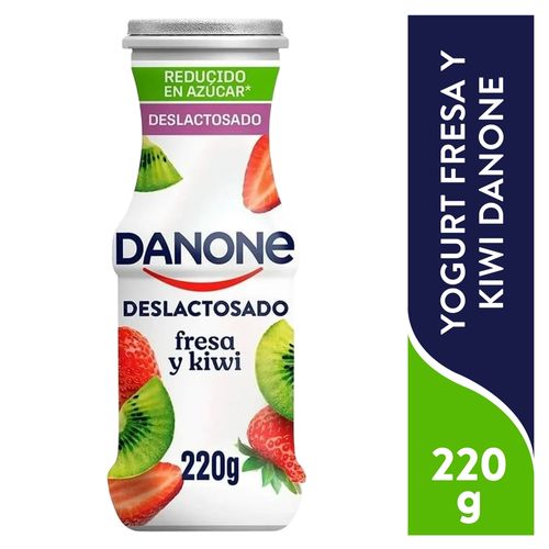 Danone Fresa Kiwi Deslactosado Ra 220 Gr