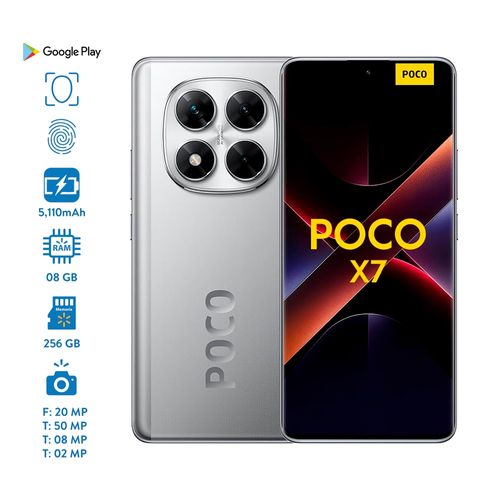 Celular Xiaomi Poco X7 8GB RAM 256GB de almacenamiento