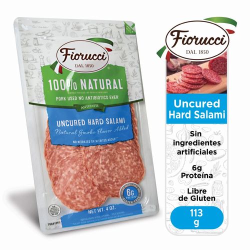 Salami duro Fiorucci 100% natural - 113 g
