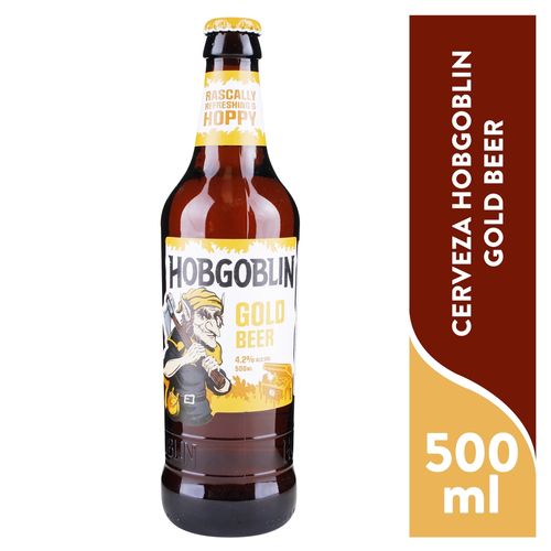 Cerveza Dorada Hobgoblin Botella - 500 ml