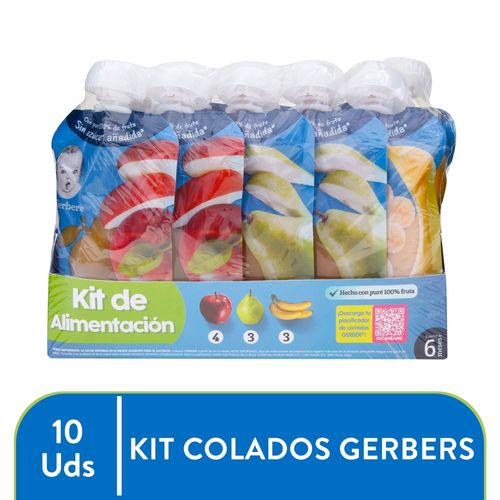Colado Gerber Pouch 10pac Surtid 1000 G