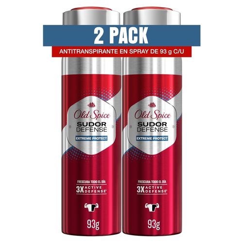 Spray Antitranspirante Old Spice Extreme Protect -93 g/ 2 Uds