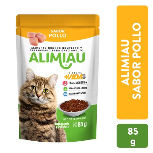 Alimiau Gato Humedo Pollo 85gr