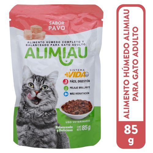 Alimiau Adulto Humedos Pavo 85gr