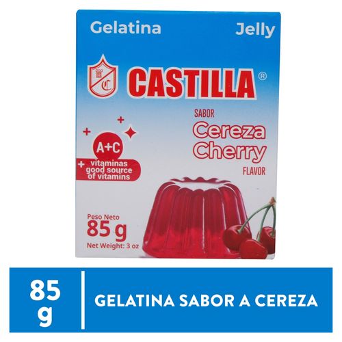 Gelatina Castilla de Cereza Cajita - 85 g