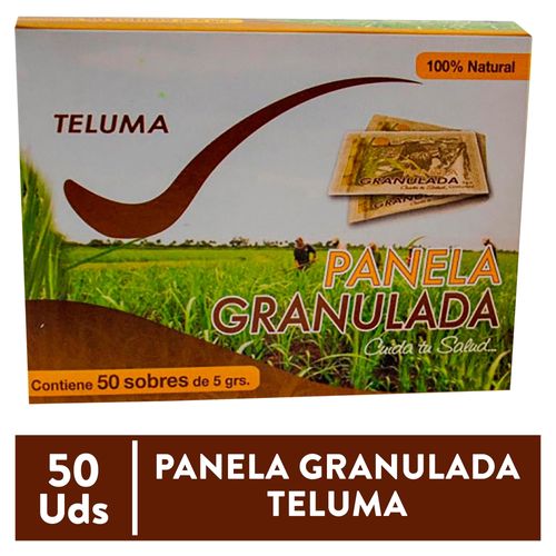 Panela Teluma Granulada 50 Uds -300 g