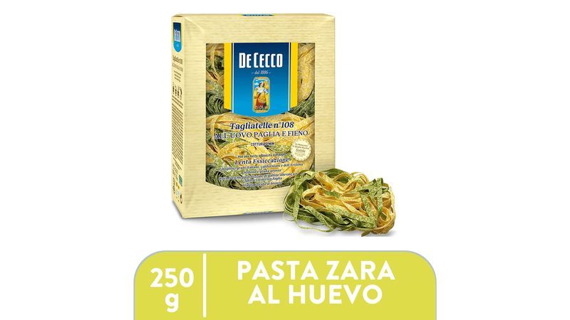 Comprar Pasta Zara Al Huevo Tagliate Cecco 250 g Walmart