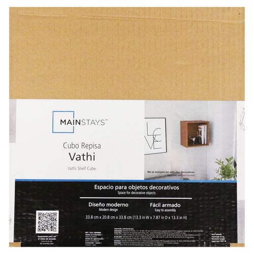 Cubo Mainstays Repisa Vathi 33.8 x 20.8 x 33.8 cm