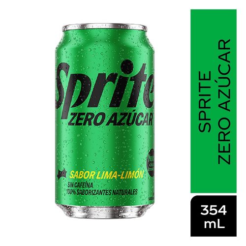 Gaseosa Sprite Zero en Presentación de Lata - 354 mls