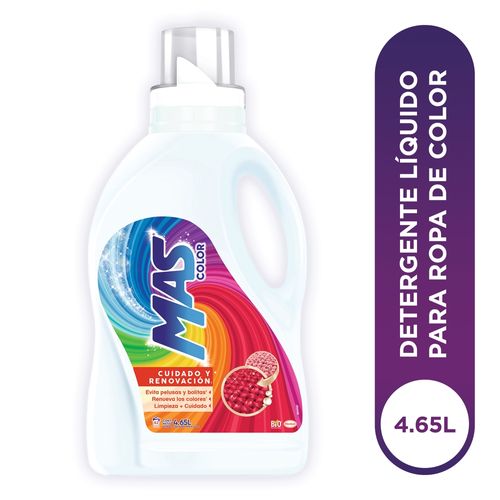 Detergente líquido Más Color cuidado y renovación - 4.65 L