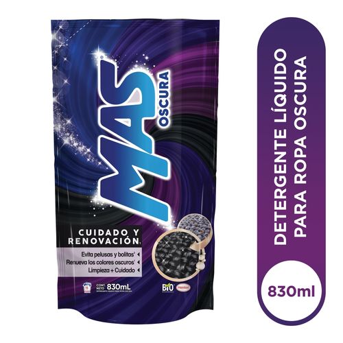 Detergente líquido Mas oscuros intensos - 830 ml