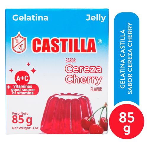 Gelatina Castilla de Cereza Cajita - 85 g