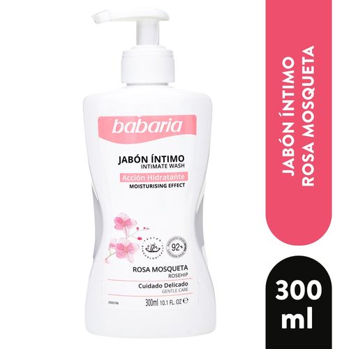 Jabón Babaria Intimo Rosa Mosqueta - 300 ml