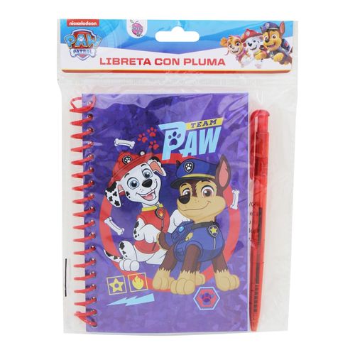 Libreta Con Pluma Paw Patrol