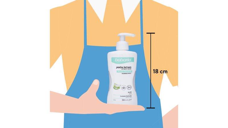 Babaria Jabón Íntimo Aloe Vera – Intimwaschgel 300 Ml, PH-hautneutral, Gynäkologisch Getestet