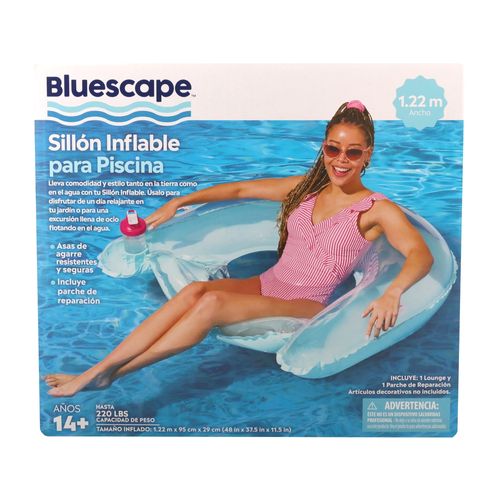 Silla Bluescape inflable - 122x95x29 cm