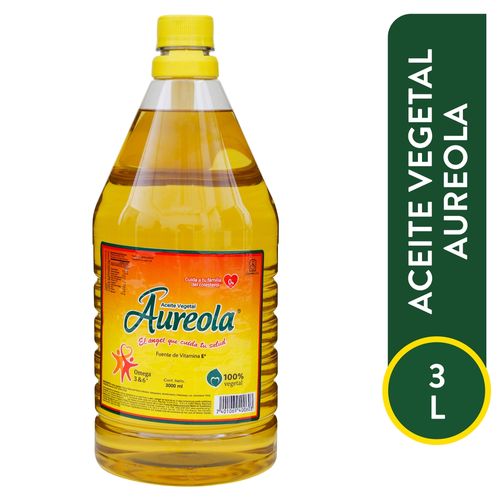 Aceite Vegetal Aureola 3000 Ml