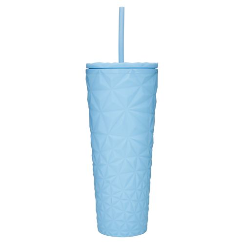 Ms Vaso Plastico Doble Pared Pajilla 700
