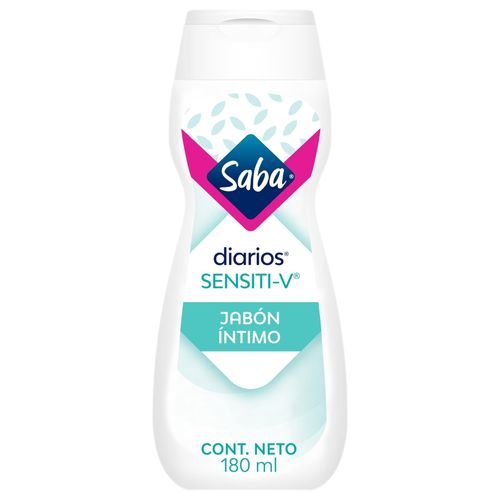 Jabón líquido íntimo Saba sensitive diarios - 180 ml