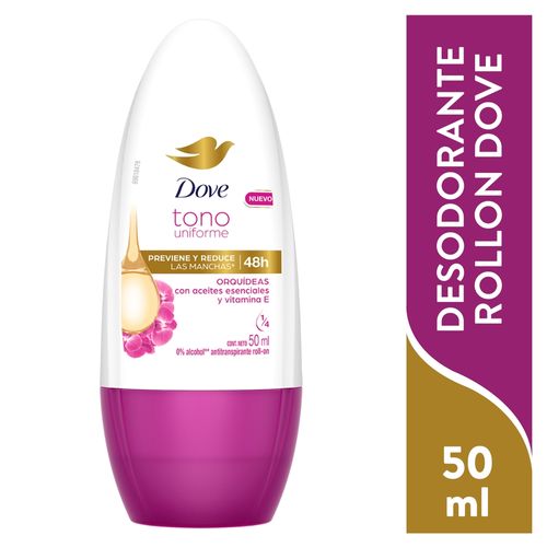 Desodorante Rollon Dove Tono Uniforme Orquidea 50ml