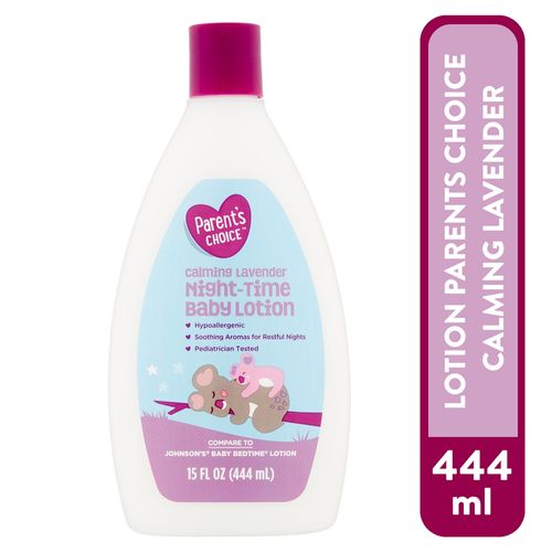 Locion Para Bebes Marca Parents Choice Calming Lavender Night - 444Ml