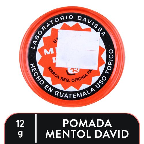Unguento Mentol Davis 12 Grs