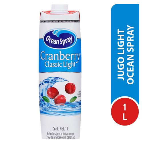 Jugo de arándano Ocean Spray light sin azúcar - 1000 ml