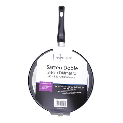 Sartén Mainstays doble 24 cm