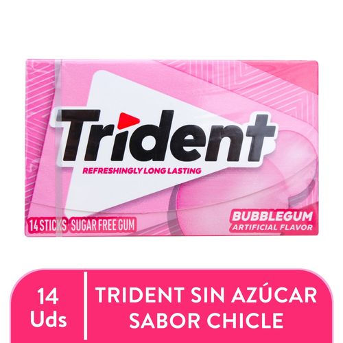Chicles Trident Bubblegum