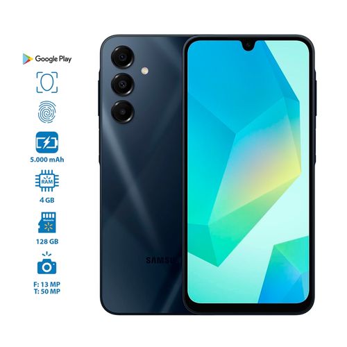 Celular Samsung A16 con 4 Gb de ram y 128 Gb de almacenamiento